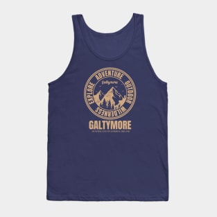 Mountain Hiking In Galtymore Ireland, Hiker Trails Tank Top